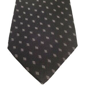 Hugh Parsons For Nordstrom 100% Silk Men’s Neck Tie Dark Blue Made In Italy Prep
